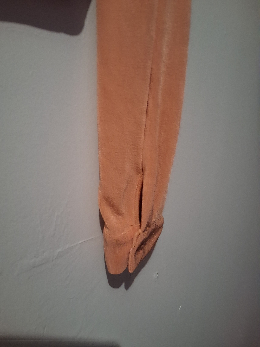 EVRI Peach Ruched Button-Front Collared Blouse - Picture 9 of 10